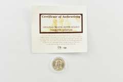 1964-D Washington Quarter Orig. Binion Silver Hoard Sampler 49/400 COA