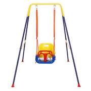 Folding Kids Toddler Swing Seat Chair Frame Rope Set