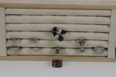 Sterling Silver Curated Ring Assortment Various Sizes & Styles (10 Ring Lot)