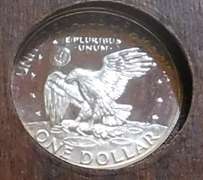 1971 PRF Silver Ike Dollar GEM