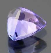 High fire 1.33ct trillion cut Tanzanite