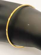 22kt Solid Yellow Gold Bangle Bracelet