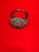 CERTIFIED 14K WHITE GOLD AND DIAMOND RING