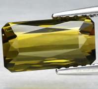 Sultry 2.20ct untreated olive yellow Tourmaline