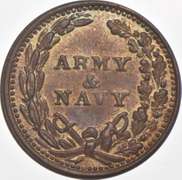 1863 Army & Navy Civil War Token