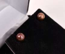 Amazing Colored Pearl Jewelry Set in 14K Yellow Gold