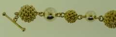 Michael Dawkins Sterling Silver Ball Necklace And Bracelet set