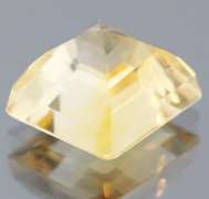 Marvelous 10.73ct modified princess cut Citrine