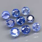 Heated only top blue 2.78ct Sapphire set