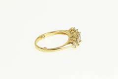14K Yellow Gold Baguette & Marquise Diamond Statement Ring