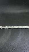 STUNNING 14K WHITE GOLD MENS DIAMOND BRACELET WITH UNIQUE LINK DESIGN