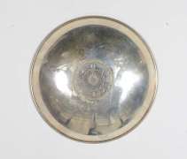 1924 Japan 50 Sen Ashtray - 29.3 Grams Silver