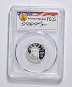 PR69DCAM 2005-W $25 Statue Of Liberty 1/4 Oz Platinum Reagan PCGS