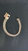 NEW LUXURY 10K ROSE GOLD MIAMI CUBAN 9.30 CARATS DIAMOND BRACELET