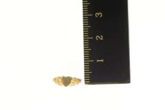 10K Yellow Gold F E Monogram Cursive Initial Heart Child Baby Ring