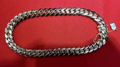 10K YELLOW GOLD CUBAN LINK 22" CHAIN