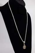.925 Sterling Silver Pendant w/ Citrine Gemstone