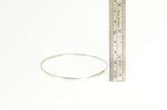 Sterling Silver Hammered Designer Asymmetrical Bangle Bracelet