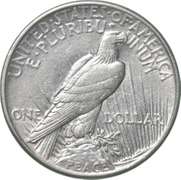 1921 Peace Silver Dollar