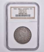 XF45 1832 Capped Bust Half Dollar O-111 Small Letters NGC