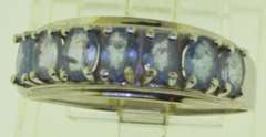 10KT White Gold Light Amethyst Ring Band