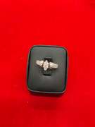 CERTIFIED LADIES 14K WHITE GOLD AND DIAMOND RING