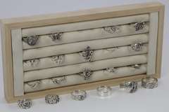 .925 Sterling Silver Ring Assortment Various Sizes & Styles (20 Ring Lot)