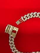 CERTIFIED BRAND NEW MEN'S CUBA LINK DIAMOND BRACELET