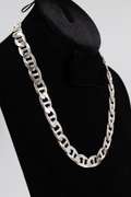 .925 Sterling Silver Large 13mm Anchor Chain 20 Inches