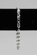 Sterling Silver Italian Ball Bead Chain 5mm 925 Italy New Dog Tag Bracelet 7"