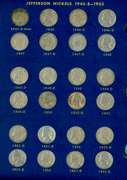 Complete Set of 71 Jefferson Nickels in Album