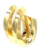 Tiffany & Co. Polished Oval Twisted Hoop Earrings