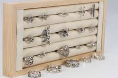 .925 Sterling Silver Curated 20 Ring Lot Various Sizes & Styles