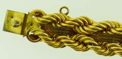 12KT Yellow Gold Filled Double Rope Chain Bracelet