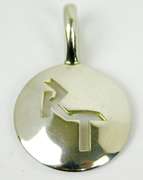 Vintage Signed Ambriz Sterling Silver Pendant