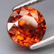 Collectors eye clean high fire 2.40ct mandarin orange Zircon solitaire