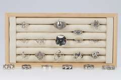 .925 Sterling Silver Curated 20 Ring Lot Various Sizes & Styles