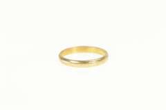 10K Yellow Gold 1.9mm Baby Band Childs Simple Retro Ring
