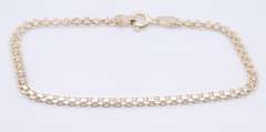 Group Lot of 3 Vintage 925 Sterling Silver Bracelets