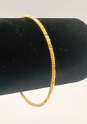 22kt Solid Yellow Gold Bangle Bracelet