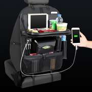 4 USB Charger Phone Pad Chair Storage Car Back Seat
