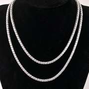 Dazzling 30 inch Sterling Silver Necklace