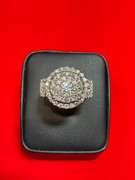 CERTIFIED 14K WHITE GOLD AND DIAMOND RING