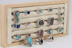 .925 Sterling Silver Curated 20 Ring Lot Various Sizes & Styles