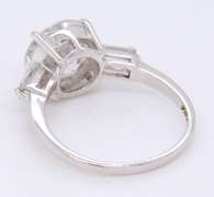 925 Sterling Silver Round Brilliant Cut Cubic Zirconia Ring