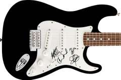 Red Hot Chili Peppers Autographed Facsimile Signed Guitar