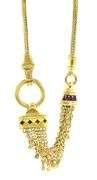 Seidengang Diamond and Gemstone Necklace in 18K