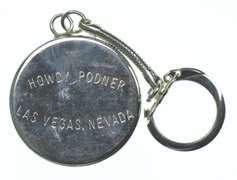 1923 Peace Silver Dollar Howdy Podner Las Vegas Nevada KeyChain Holder