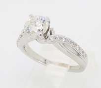 Certified Diamond Engagement Ring