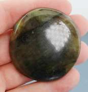 Rare blue flashing! 122ct Labradorite cabochon